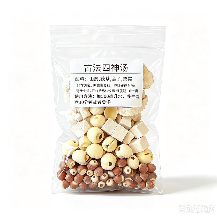 Lotus Seed Fox Nut Yam Poria Four-Herb Tea 40 g