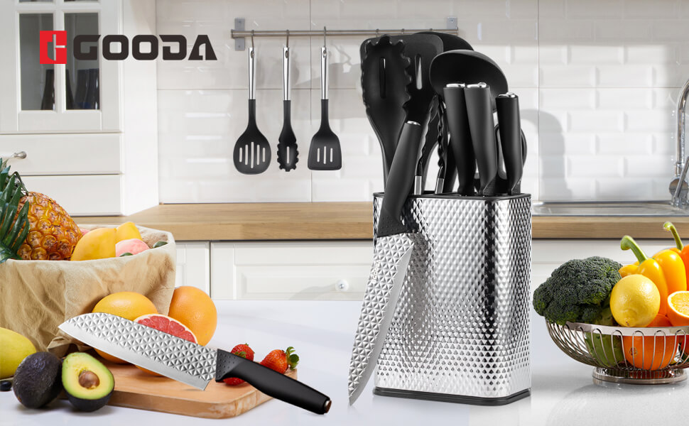 GOODA KNIFE SET WITH BLOCK