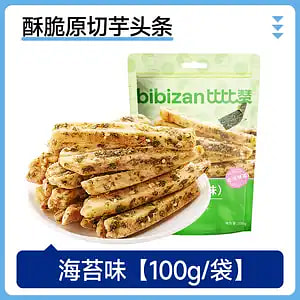 比比赞芋头条海苔味100g 100 克