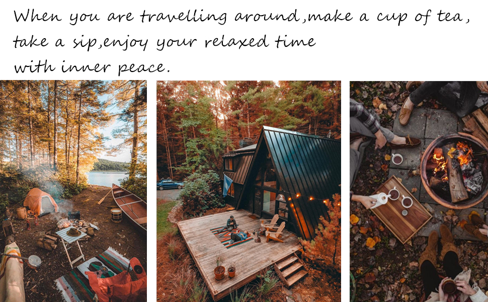 可爱又实用的便携式茶具套装