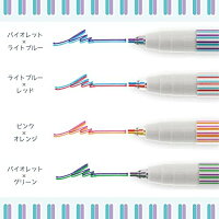 サンスター文具水性ペンツインク2色線ペン4本AセットS4540735