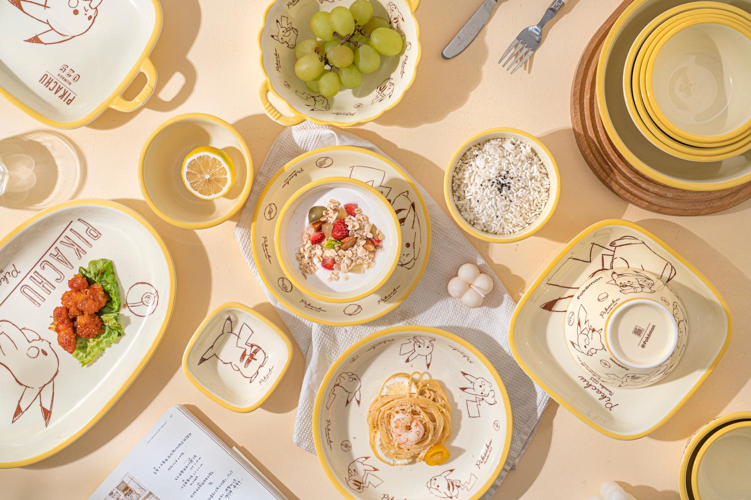 顺祥 W釉下6英寸新范碗2件套(宝可梦款-童真)15.3*7.8cm