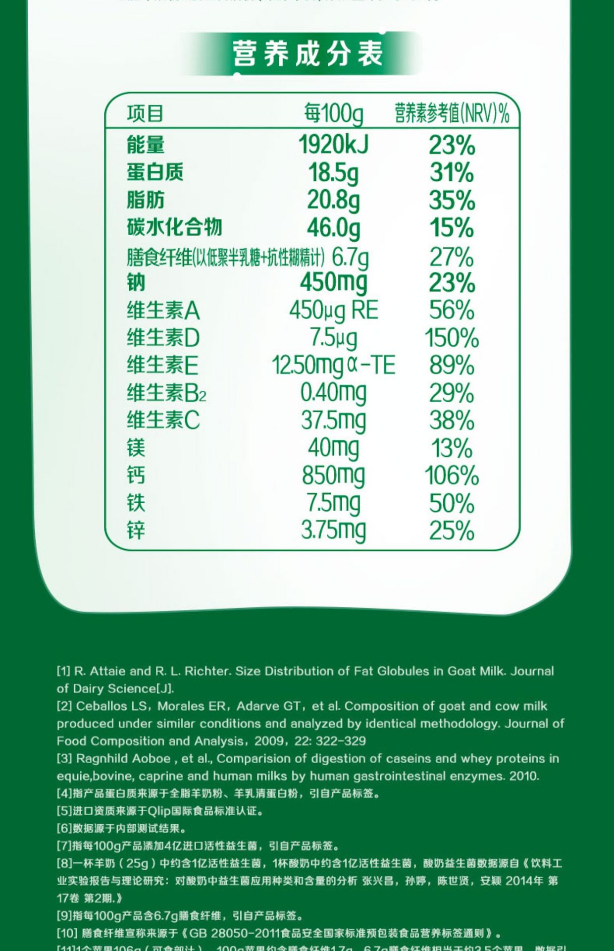 【中国直邮】伊利  倍畅羊奶粉   盒装便携袋装   175g