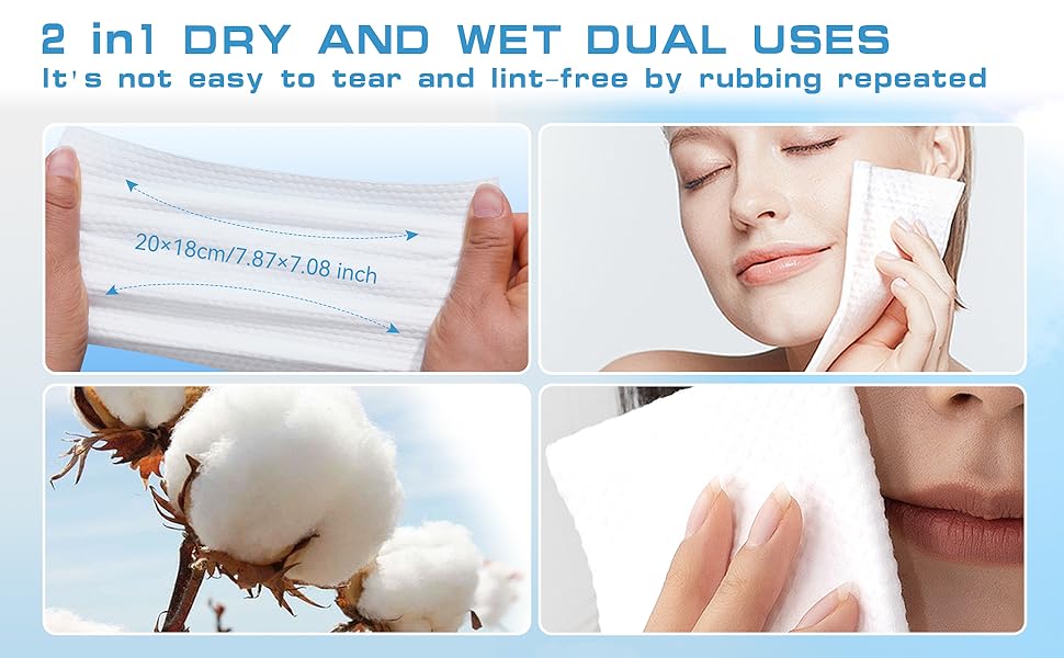 disposable face towel