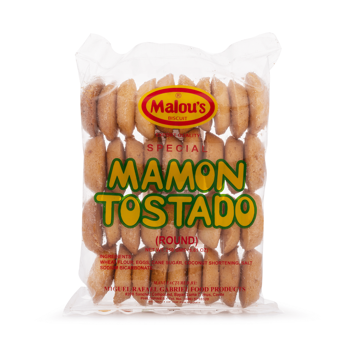 Mamon Tostado Malou's 8.81 onza(s)