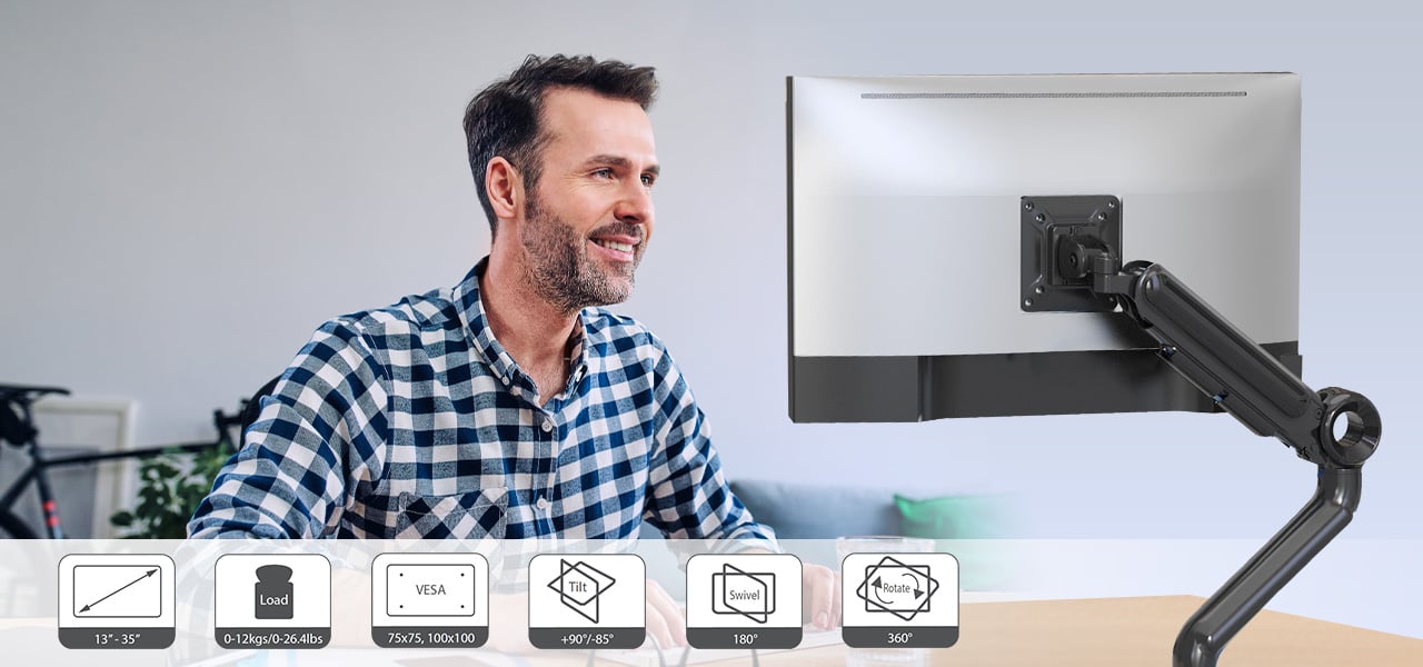 Rosewill Premium Single Monitor Mount