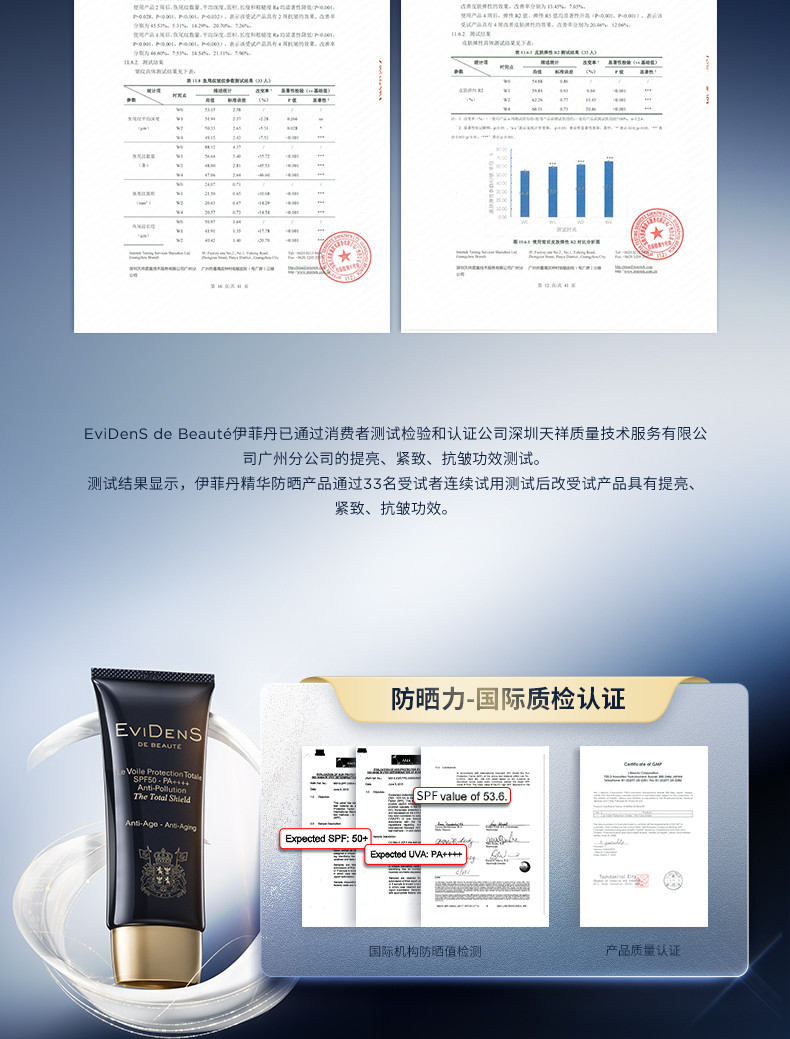 法國 伊菲丹 抗光老防曬精華霜外防紫外線內養修護敏感肌專屬 SPF50+ PA++++ 30ml