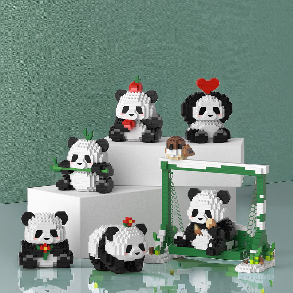 Get Blind Box Panda Micro-Building Blocks Delivered | Weee! Asian Market