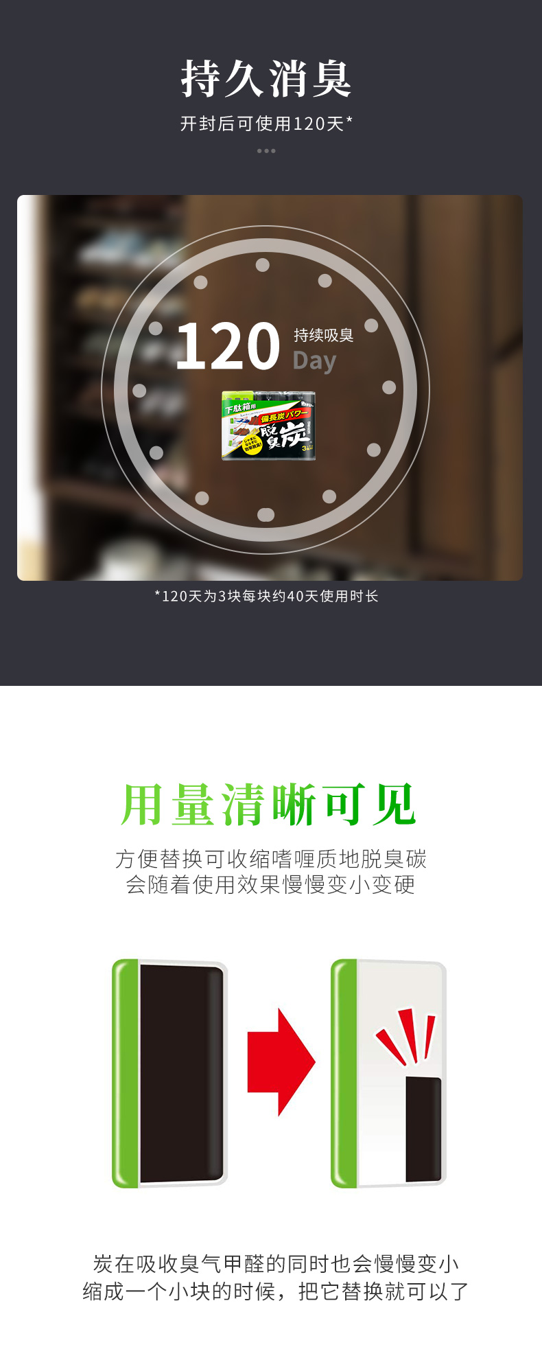 【日本直邮】艾饰庭 ST小鸡仔 鞋柜吸味 除臭 杀菌 除异味神器  3个入