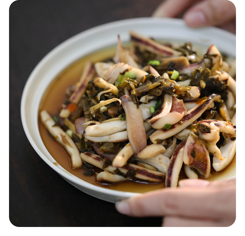 【本真雪菜】傳統醃菜 雪裏蕻 即食鹹菜 下飯烹飪調味 無味精  80克裝 x 5包