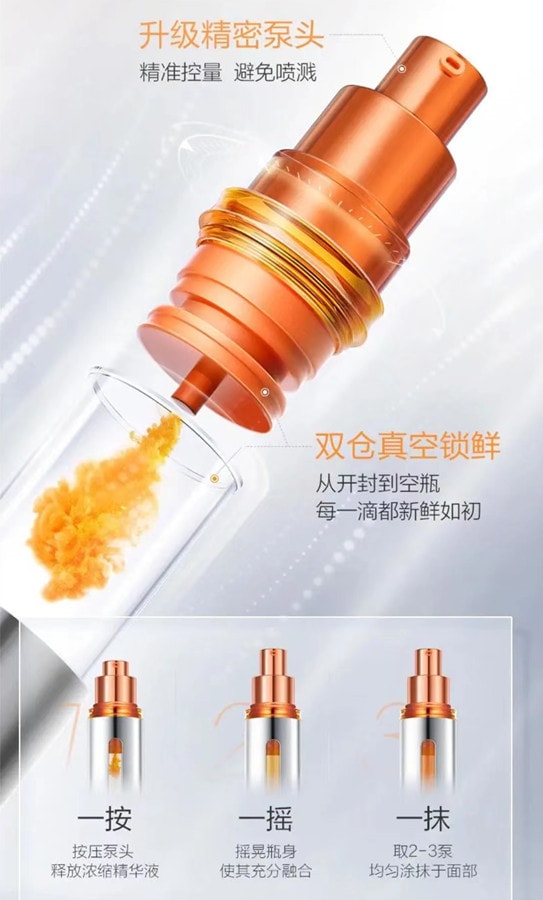 中國 珀萊雅雙抗精華液3.0 30ml 1支裝  抗氧化抗糖蝦青素面部提亮膚色補水保溼減黃【博主推薦】【小紅書推薦】