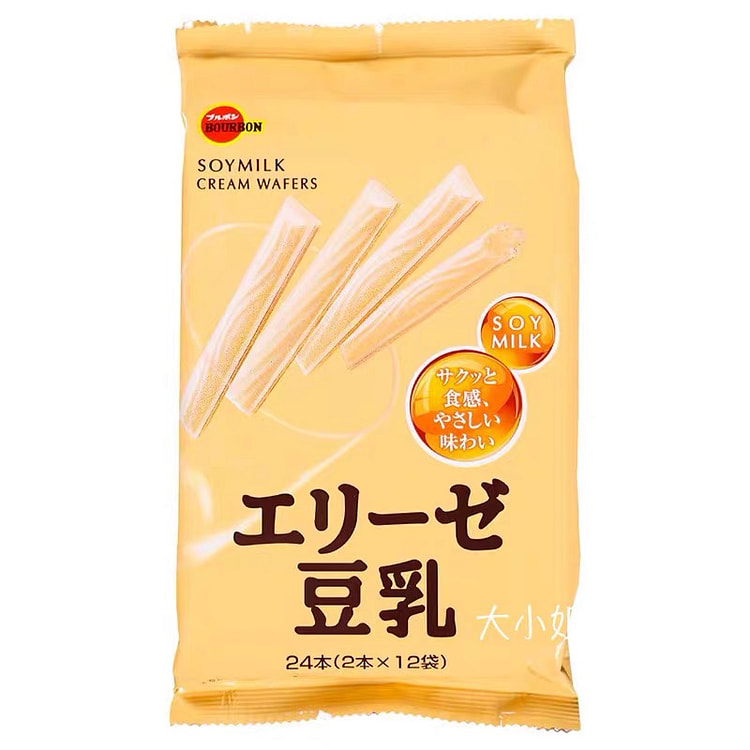 日本布尔本波路梦豆乳棒86.4g