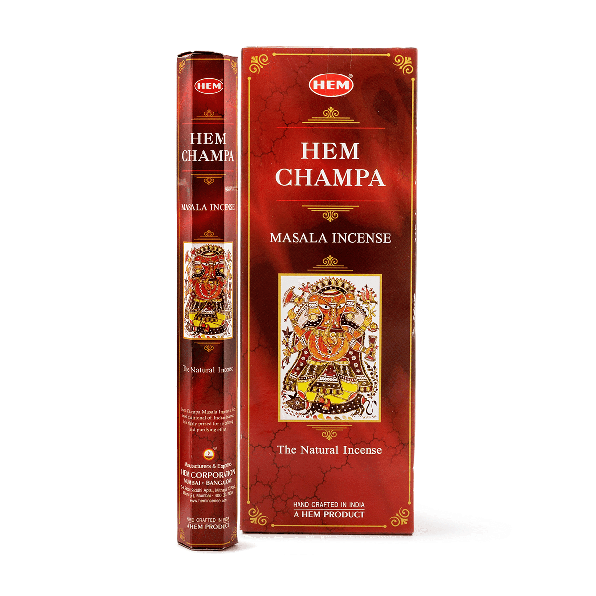 HEM Champa Incense 12 pack 1 Caixa de