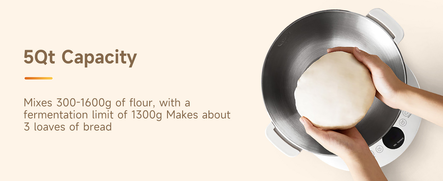 5Qt Capacity