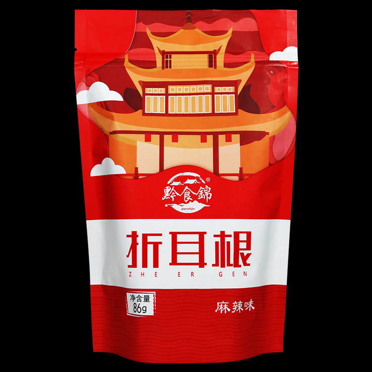 Qianshijin Mala Fried Crispy Fish Root Snack 86 g