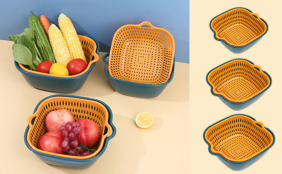 Detachable Plastic Kitchen Food Strainer