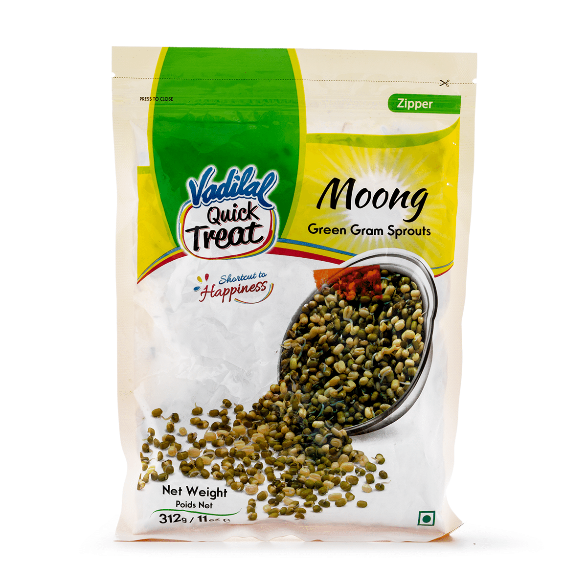 Vadilal Moong Bean, Frozen 11.01 oz