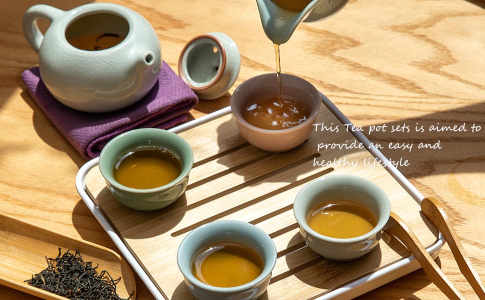 Cute & Functional Protable Tea Set