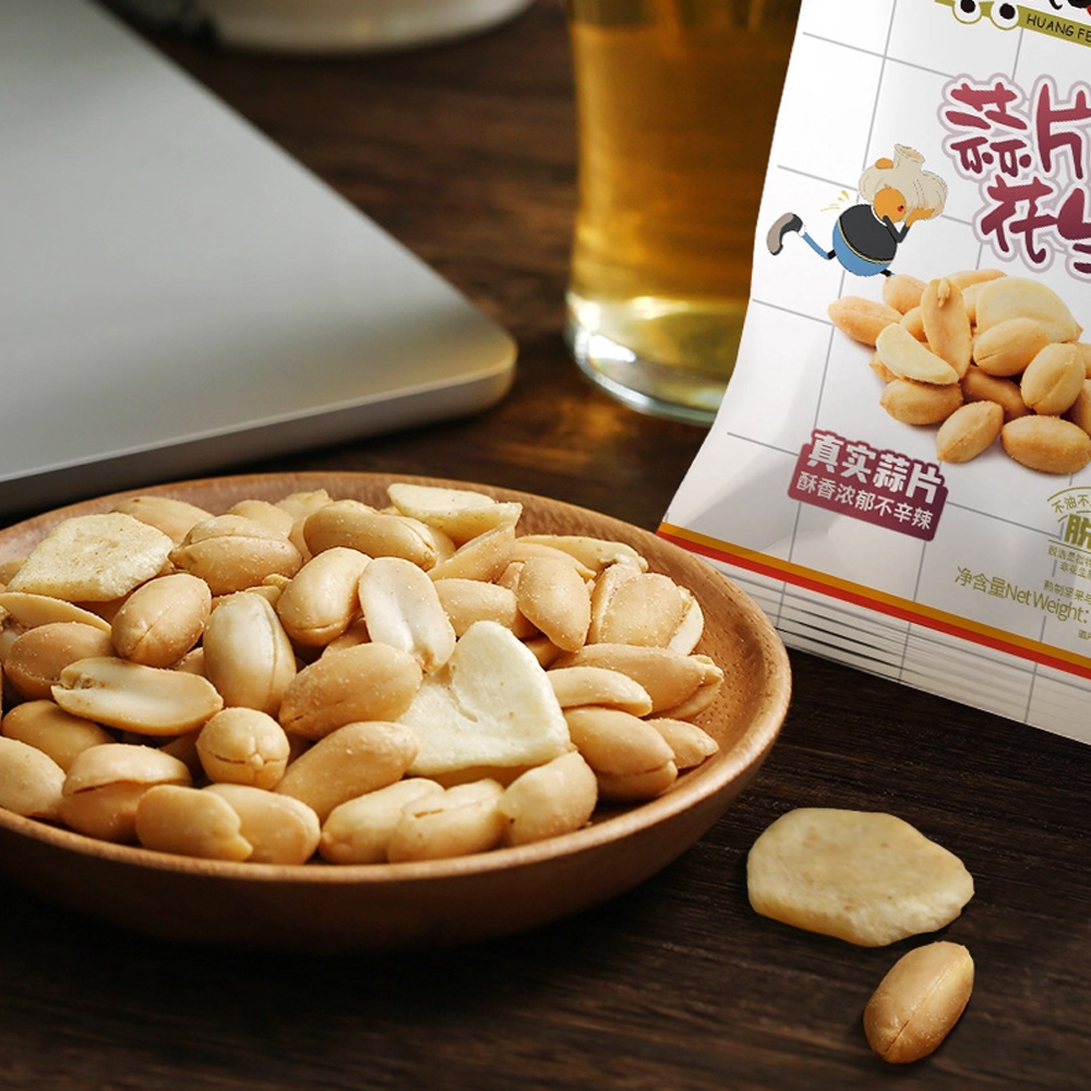 黄飞红蒜片花生110 克- Weee!