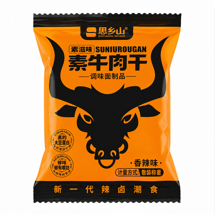 思乡山老妈素牛肉干素牛肉粒辣条 14 克
