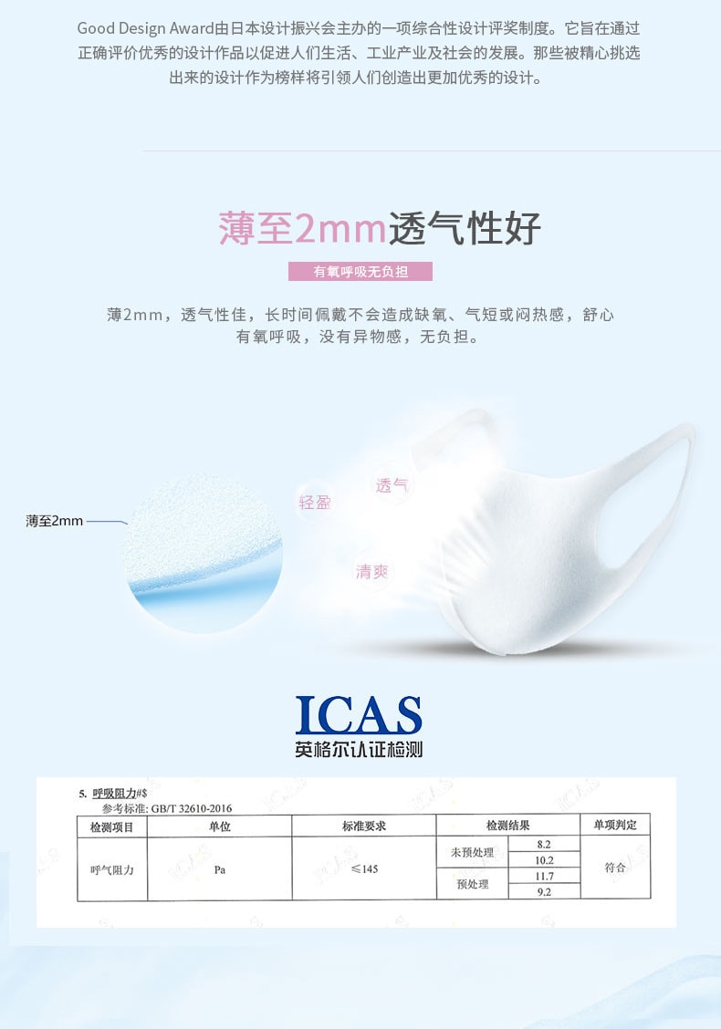【日本直郵】PITTA MASK 全新防粉塵花粉時尚男女口罩 柔美組合 3枚入