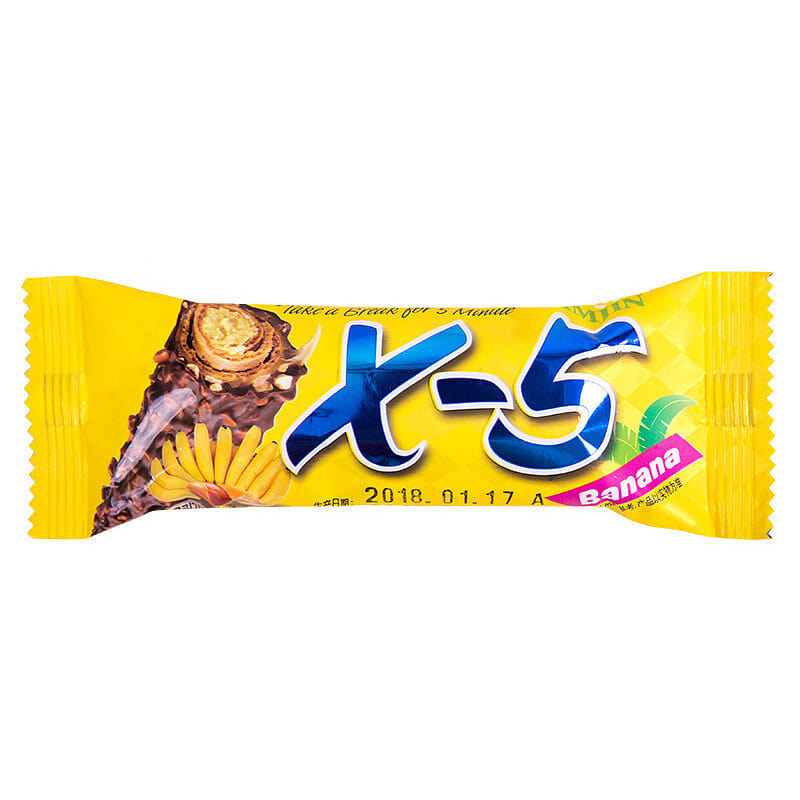 Korean SAMJIN X-5 Chocolate Bar banana flavor 36g 36 g