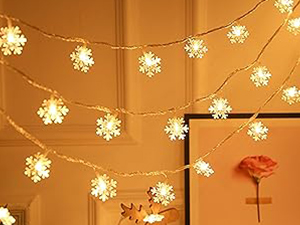 Christmas snowflake lights