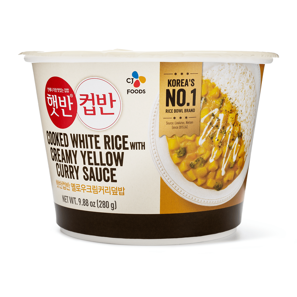 CJ Cooked White Rice with Creamy Yellow Curry Sauce 280 g*18 pack