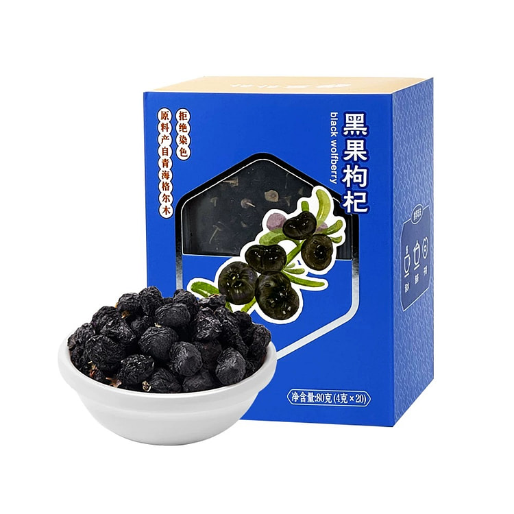 Câu Kỷ Tử Đen Hạt To Bổ Thận 4g*20 80 g