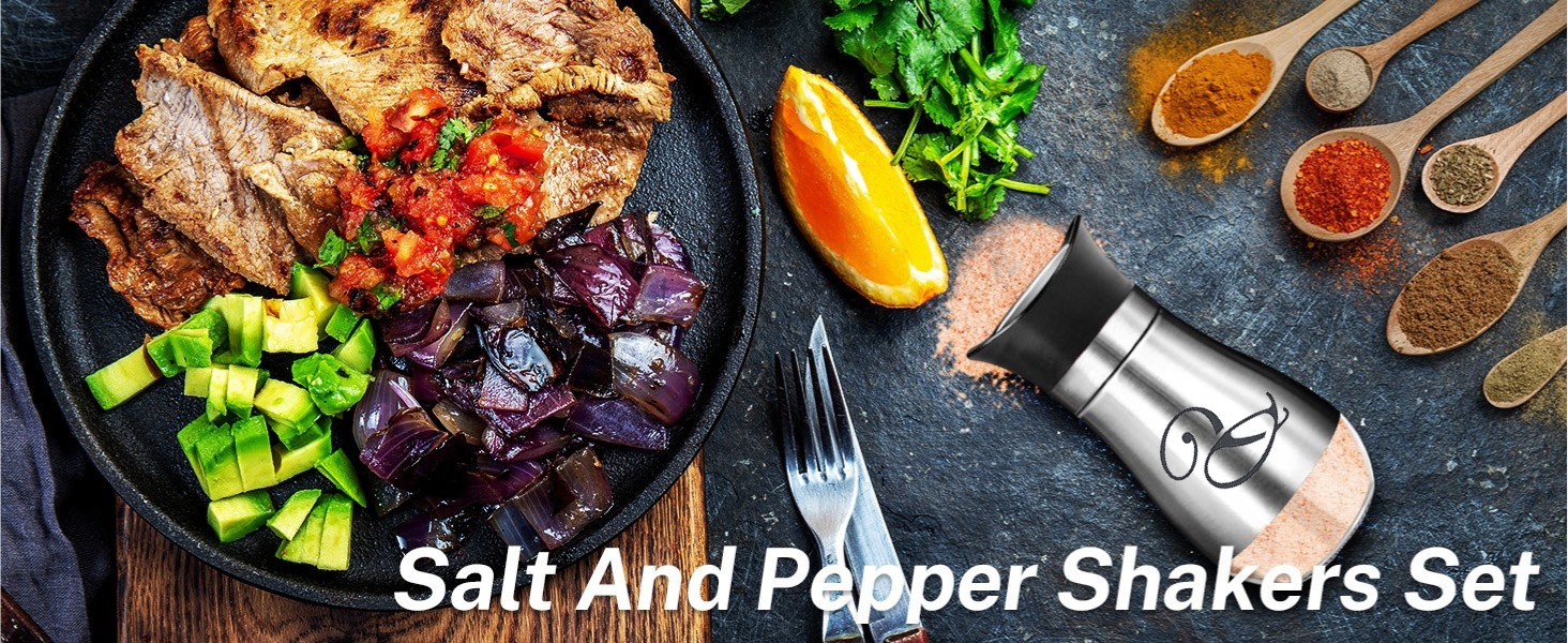 travel spice shakers, kitchen counter essentials, spice jar set for cooking