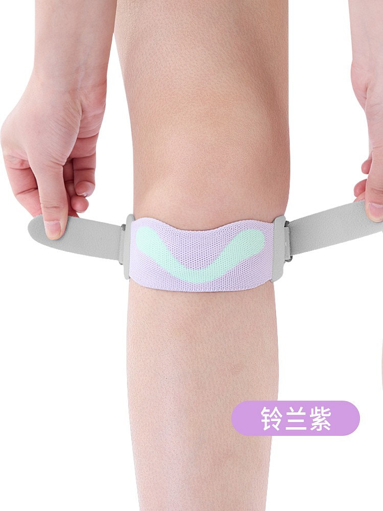 Bộ bảo vệ đầu gối thể thao dây chằng màu hồng 1 phần