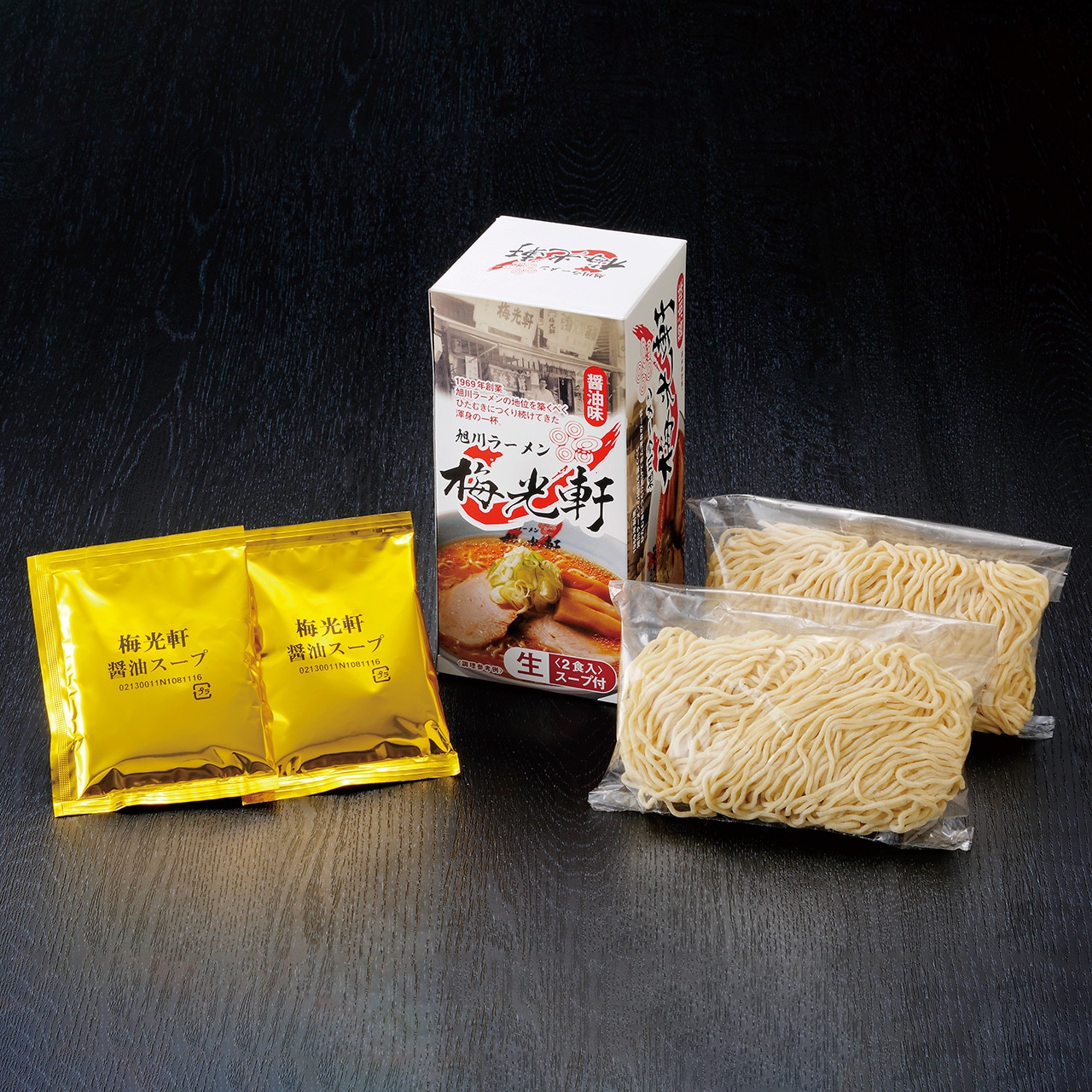 【日本直邮】日本 森住制面 2人份 梅光轩 酱油味