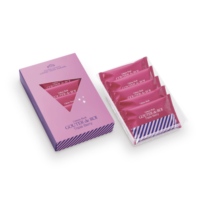 DHL直发【日本直邮】法国知名品牌GATEAU FESTA HARADA 三种口味混合梅子巧克力烤面包片 5枚装