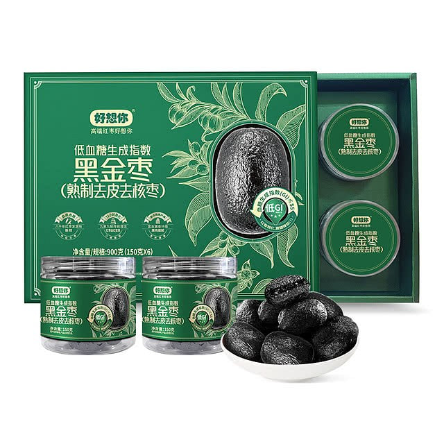 好想你 黑金枣熟制去皮去核枣礼盒6罐900g 1 盒