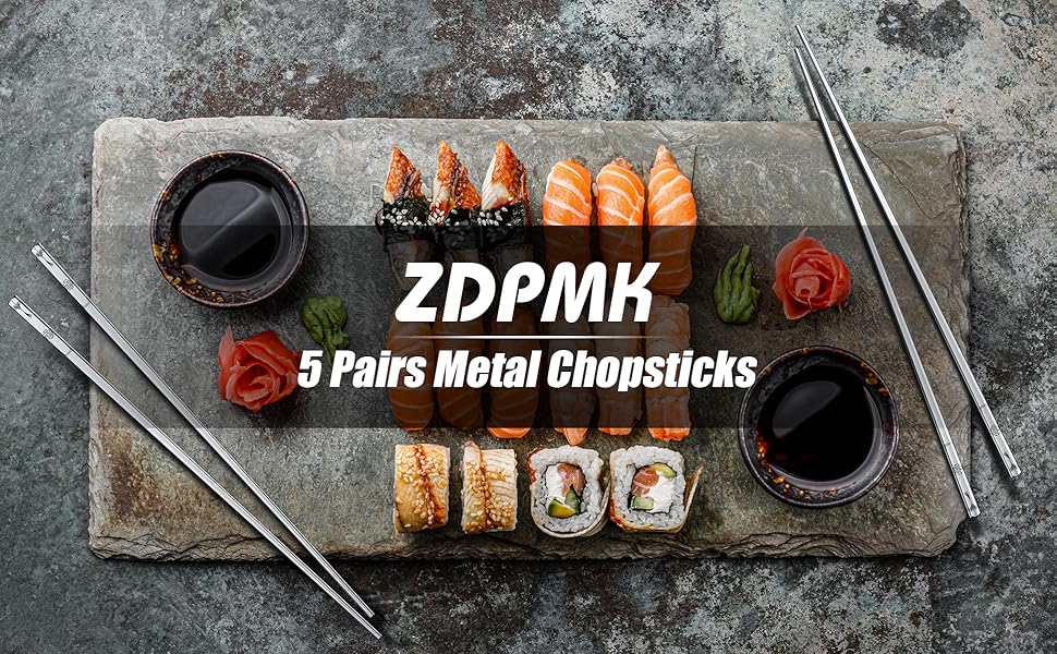 Metal Chopsticks - Reusable Stainless Steel Chopsticks  chopsticks reusable metal chopsticks korean