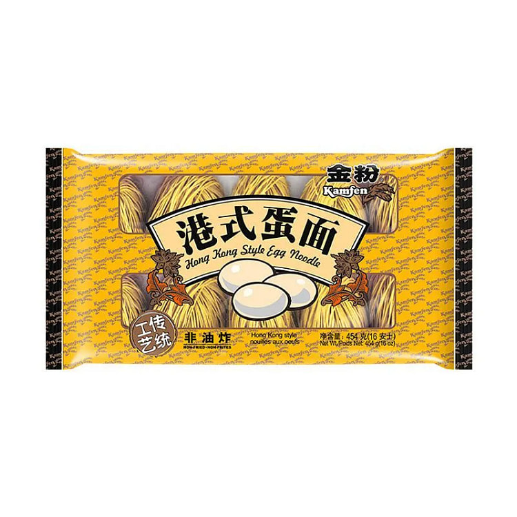 寿桃瑶柱面 非油炸港式蛋面454g 454 克