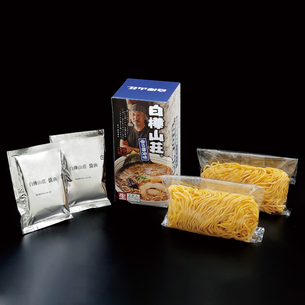 【日本直邮】日本 森住制面 2人份 白樺山荘 浓味酱油味