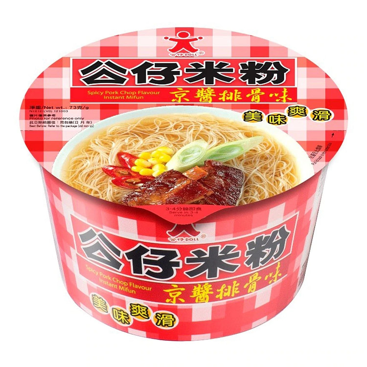 香港公仔米粉京酱排骨味73g