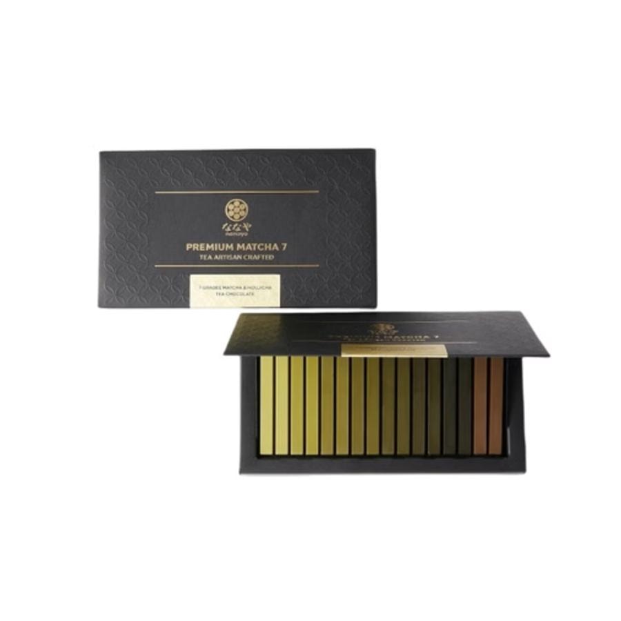 【日本直郵】 日本 nanaya 抹茶焙茶漸層巧克力 16個入