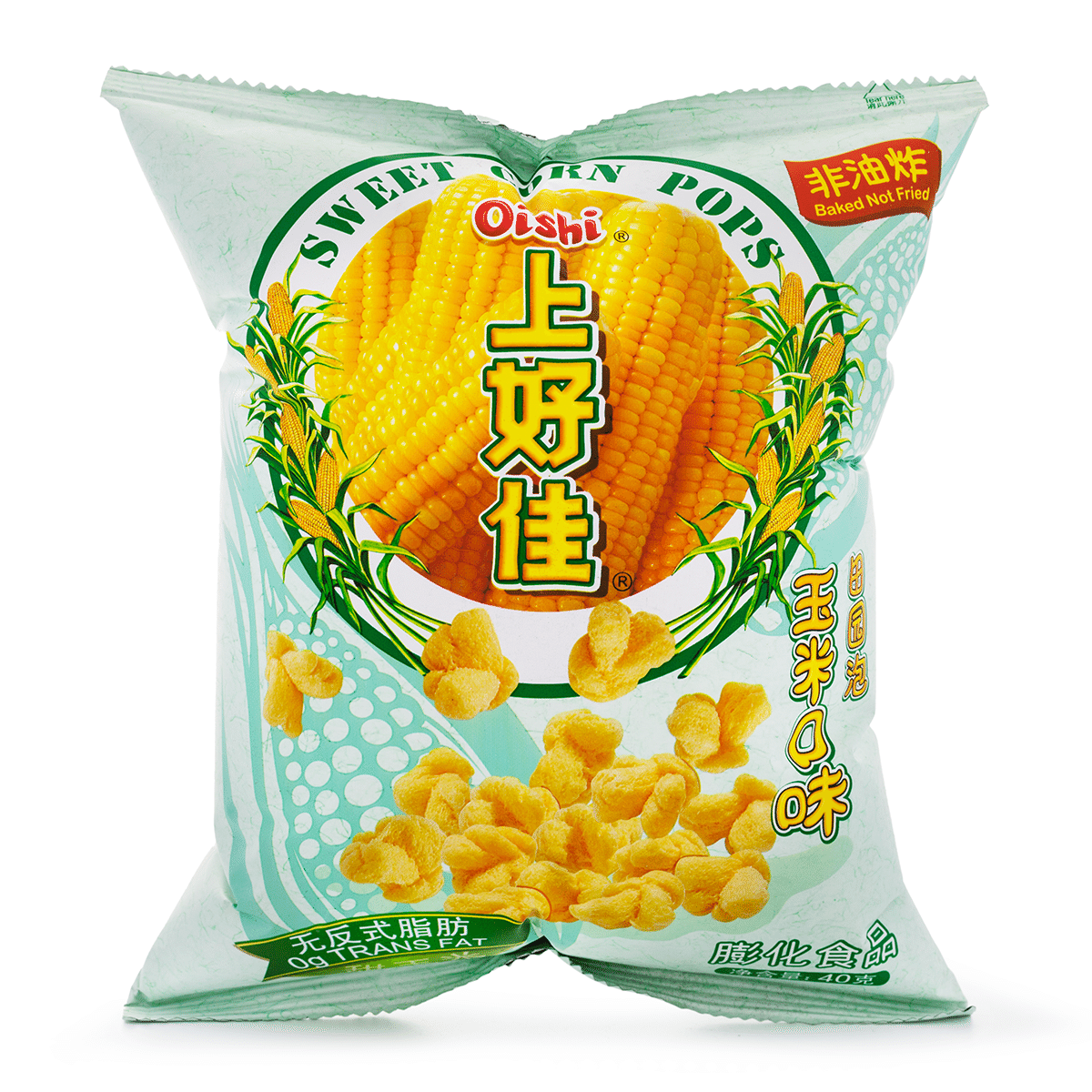 Oishi Sweet Corn Pops 40 g