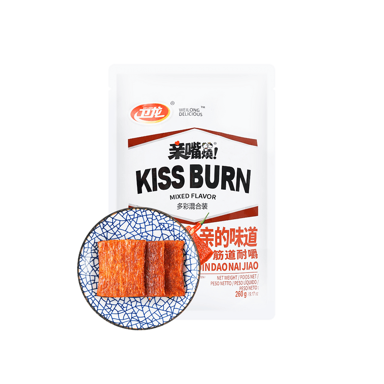 商品详情 - 卫龙 亲嘴烧 调味辣条面制品 混合口味 260g - image0