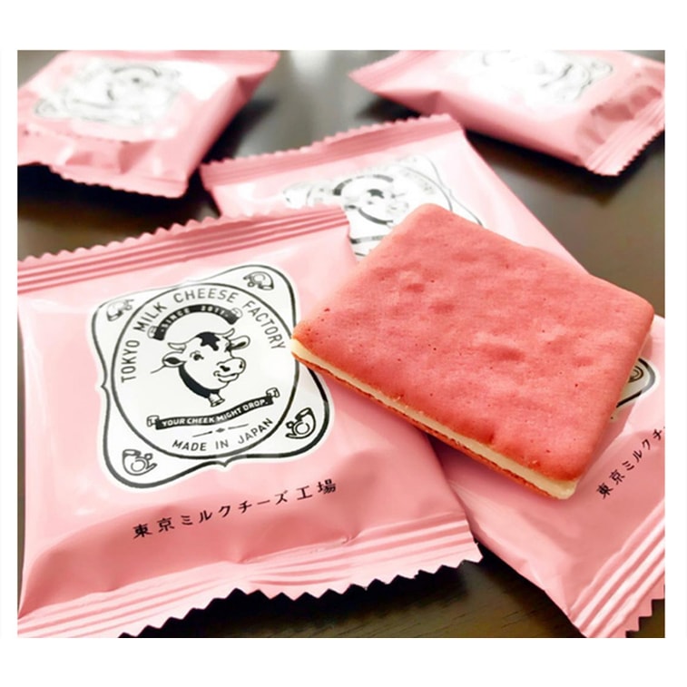 商品详情 - 【日本直邮】DHL直邮3-5天到 东京牛奶芝士工厂 草莓代餐零食饼干 10枚装 - image4