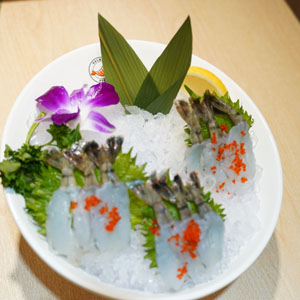 Decoration for sushi plates