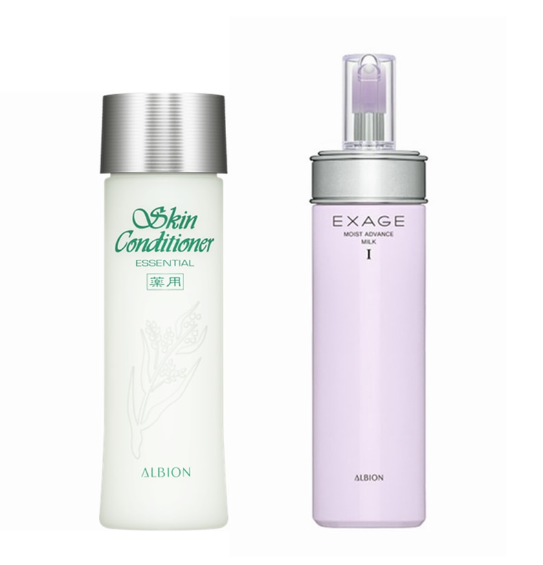 Get ALBION SKIN CONDITIONER ESSENTIAL N LOTION 330ml+EXAGE MOIST