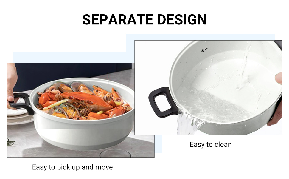 easy clean hot pot