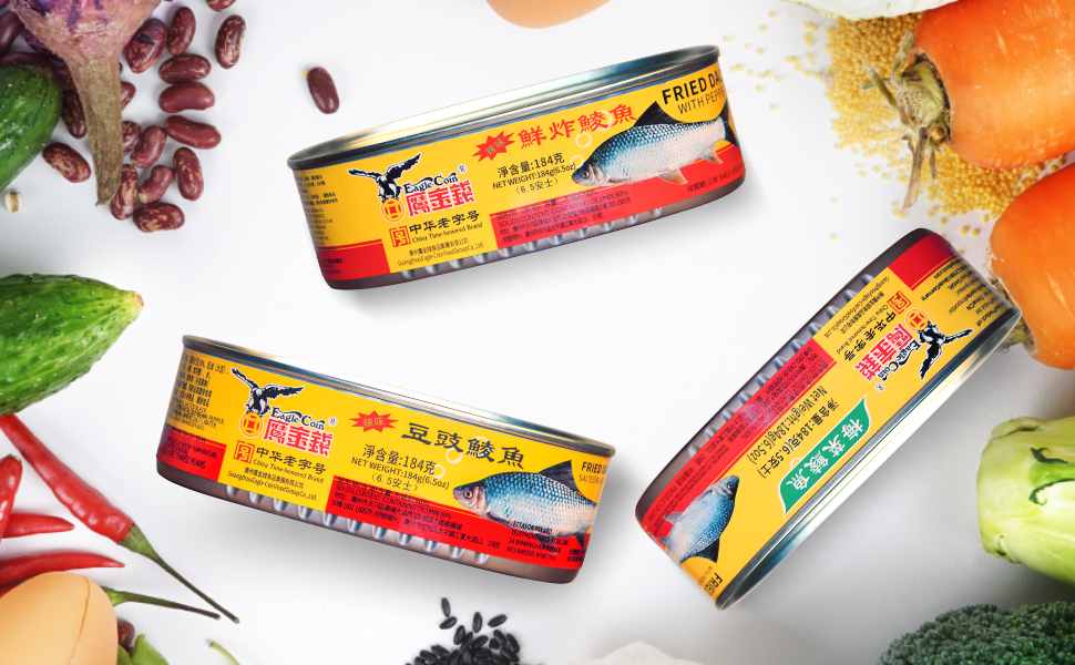 鯪魚（油炸和整條）配鹹豆豉 6.5 盎司