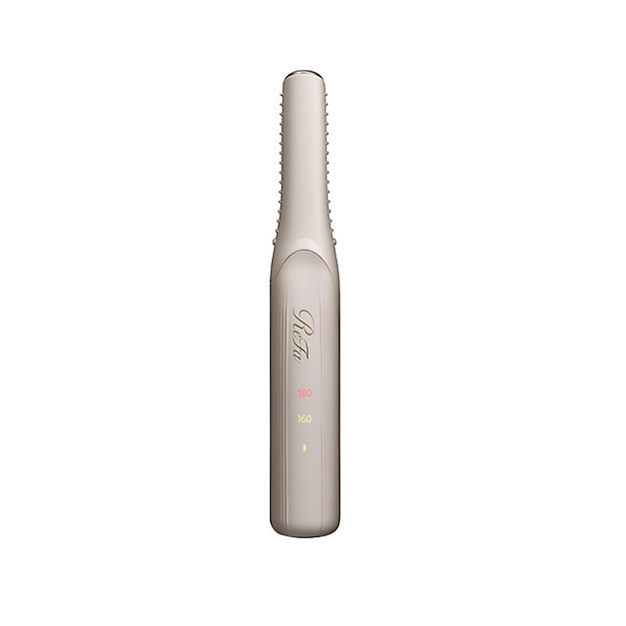 【Expédition directe du Japon】 REFA Japon mini fer à lisser/boucler rechargeable, 2-en-1, sans abîmer les cheveux, chargement USB, blanc ivoire, 1 pièce