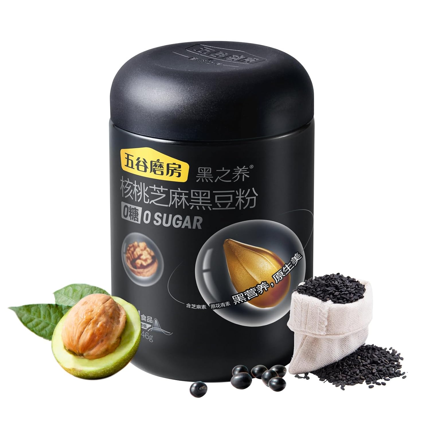 Get Sugar-Free Walnut Black Soybean Sesame 546g Delivered | Weee