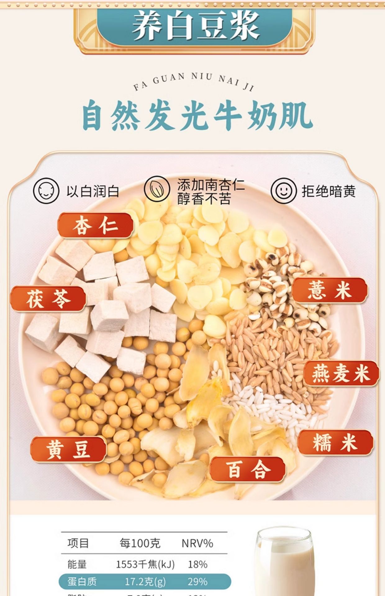 Soymilk Mix for Late Nights- [Calming & Soothing]Nutritious Breakfas 10 bags 700g