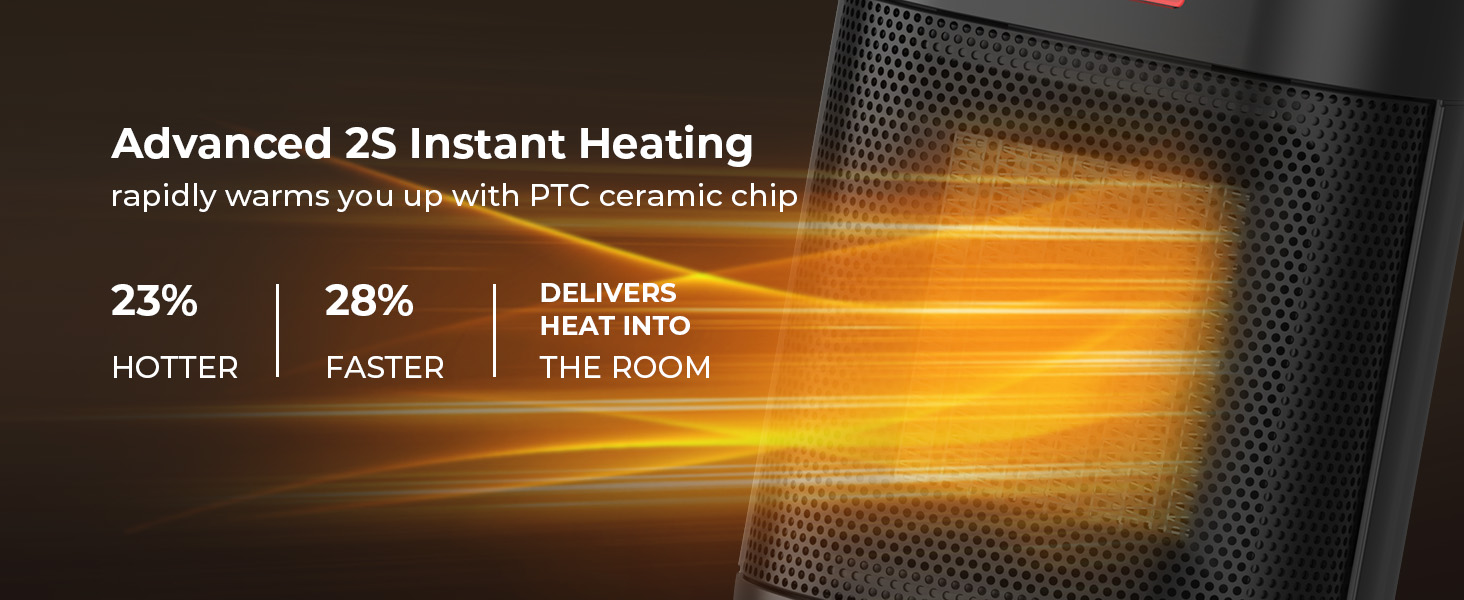 space heater with thermostat